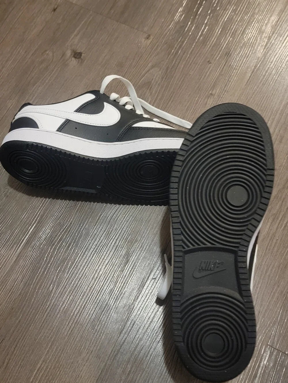 Nike Black and White Low-Top Sneakers